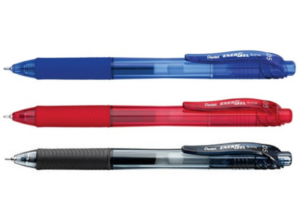 PENTEL ปากกาหมึกเจล-คลิก 0.5 มม. เพนเทล BLN105 สีแดง