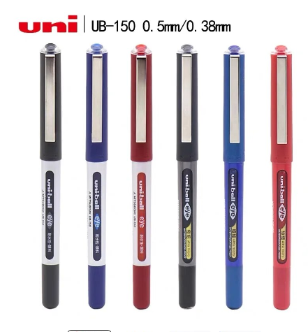 ปากกาโรลเลอร์บอล 0.5 UNIBALL  UB-150 สีน้ำเงิน