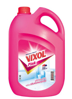 VIXOL น้ำยาล้างห้องน้ำ 3500 มล. วิกซอล สีชมพู