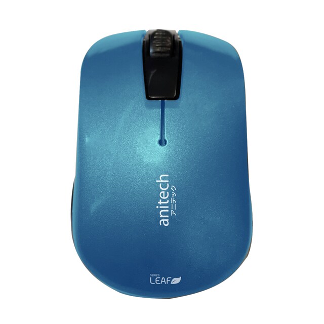 Optical Mouse Anitech เมาส์ออฟติคัล สีน้ำเงิน แอนนิเทค รุ่น A522