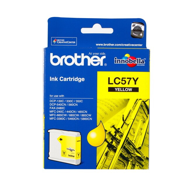 ตลับหมึกอิงค์เจ็ท LC-57M เหลือง Brother