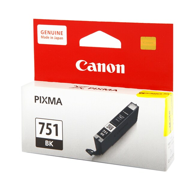 ตลับหมึกอิงค์เจ็ท สีดำ Canon CLI-751BK