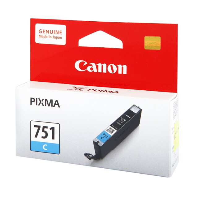 ตลับหมึกอิงค์เจ็ท สีฟ้า Canon CLI-751C