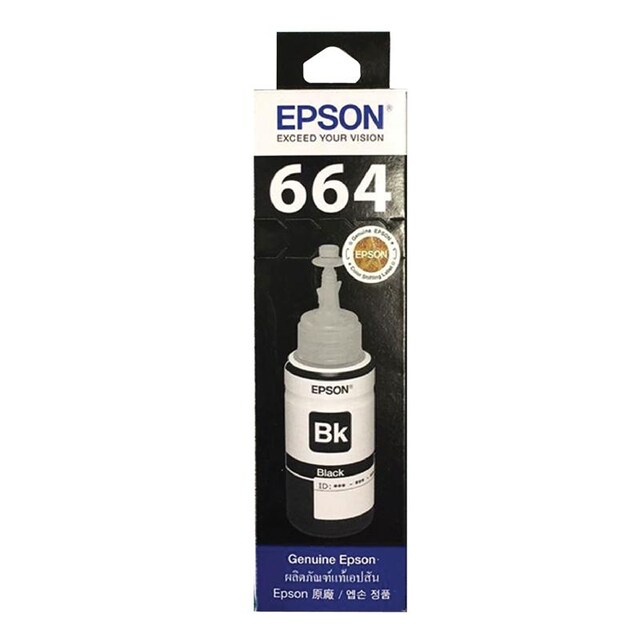 EPSON T664100 :70mlสีดำ