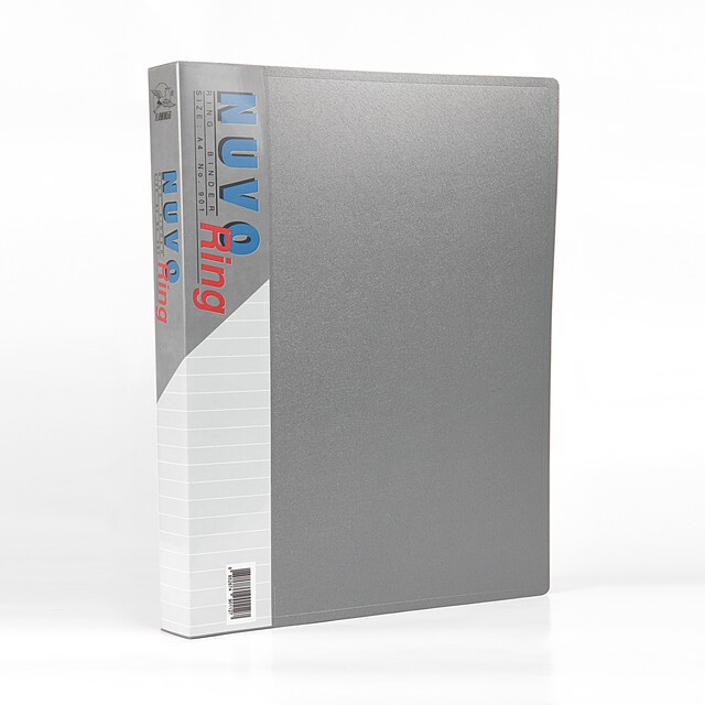 แฟ้ม2ห่วง&nbsp;A4เทา ฟลามิงโก้ 901