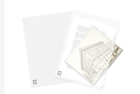 แฟ้มซองพลาสติก A4 สีขาว แพ็ค12เล่ม ตราช้าง 400