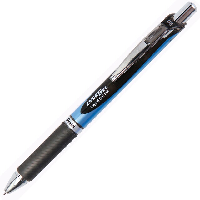 Pentel  ปากกาหมึกเจล 0.5 มม. หมึกดำ เพนเทล เอ็นเนอร์เจล BLN75