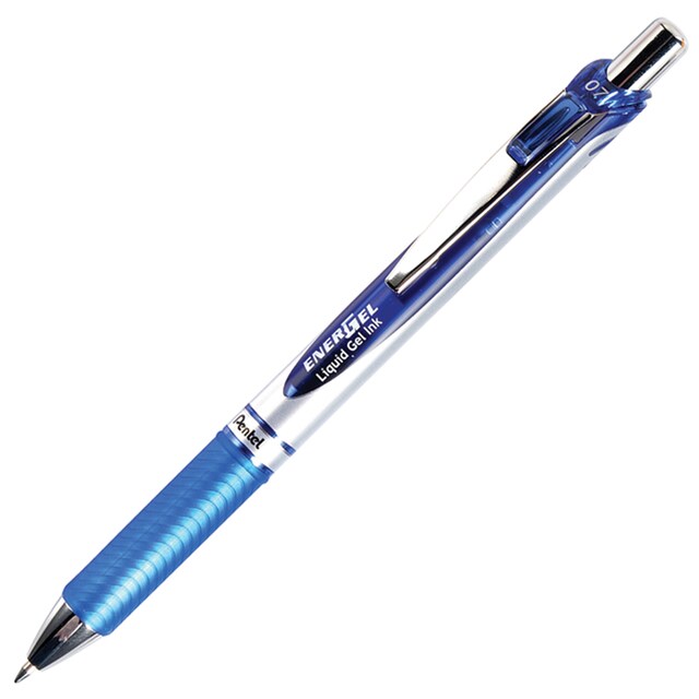 PENTEL ปากกาหมึกเจล 0.7 มม. น้ำเงิน เพนเทล Ener Gel BL77