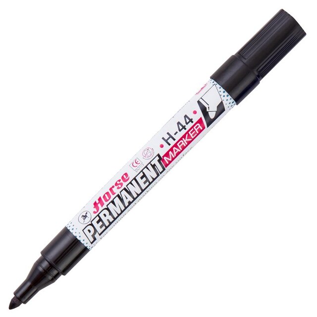  HORSE ปากกามาร์คเกอร์ H-44 หมึกดำ (แพค12ด้าม)