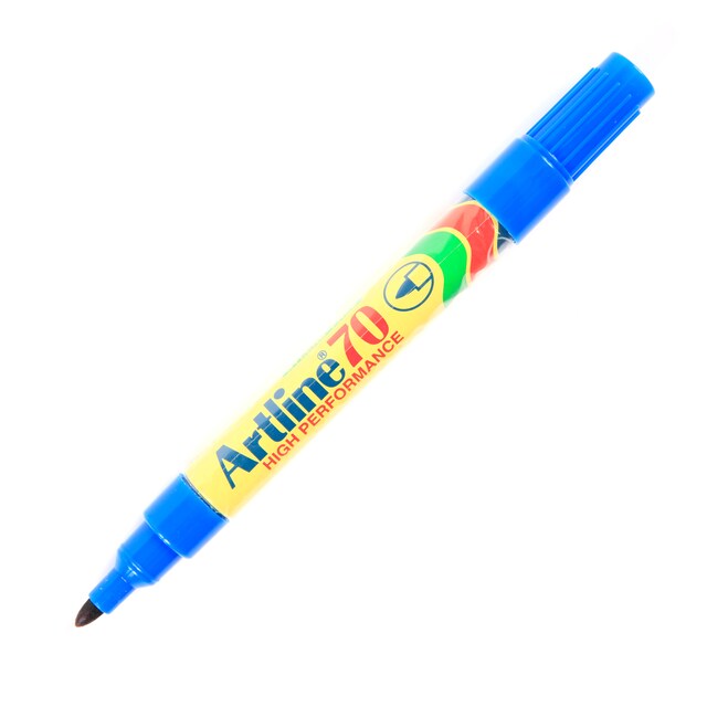 Artline ปากกามาร์คเกอร์ 2-5 มม. หมึกสีน้ำเงิน อาร์ทไลน์ EK-70