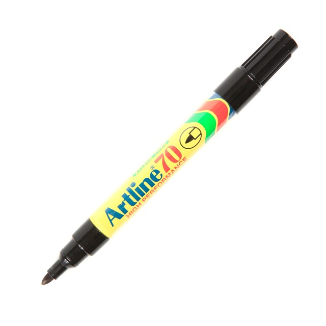 Artline ปากกามาร์คเกอร์ 2-5 มม. หมึกสีดำ อาร์ทไลน์ EK-70