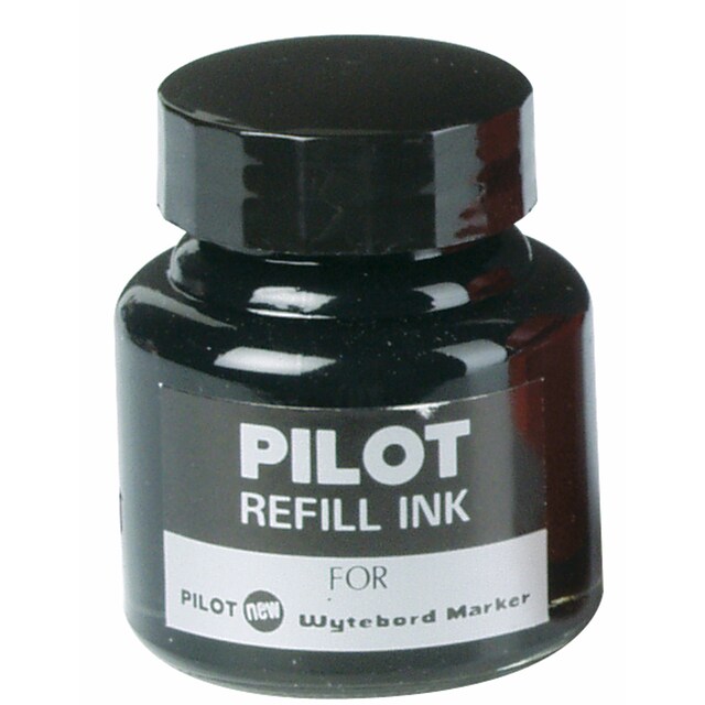 Pilot หมึกเติมปากกาไวท์บอร์ด 30 ซีซี. สีดำ ไพล็อต