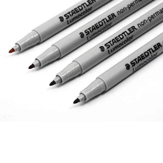 STAEDTLER ชุดปากกาเขียนแผ่นใส ชนิดลบได้ M สเต็ดเล่อร์ 315-WP4 คละสี