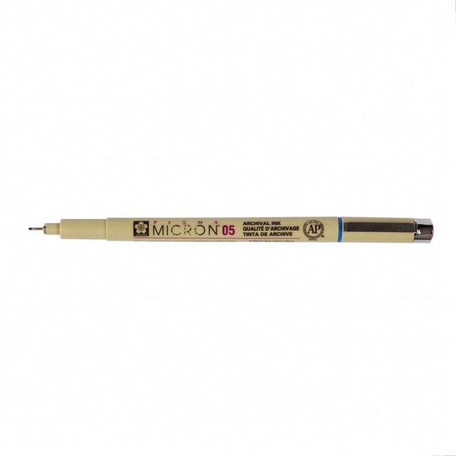 SAKURA PIGMA PEN ปากกาหัวเข็ม 0.45 มม. ยี่ห้อซากุระ พิกม่า No.05 สีน้ำเงิน