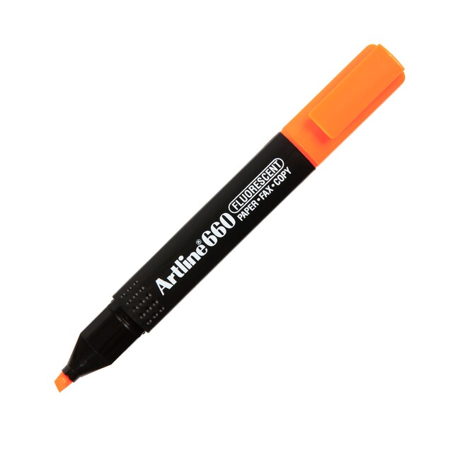 ARTLINE FLUORESCENT ปากกาเน้นข้อความ สีส้ม อาร์ทไลน์ EK-660