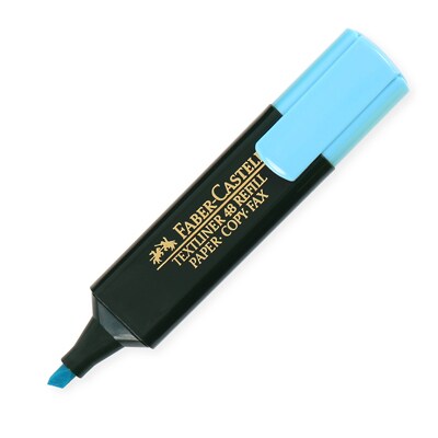 FABER CASTELL ปากกาไฮไลท์ ปากกาเน้นข้อความ สีฟ้า เฟเบอร์-คาสเทลล์