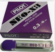 PILOT ไส้ดินสอ 2B 0.3 ไพล็อต NEO-X3 (12ไส้/หลอด)