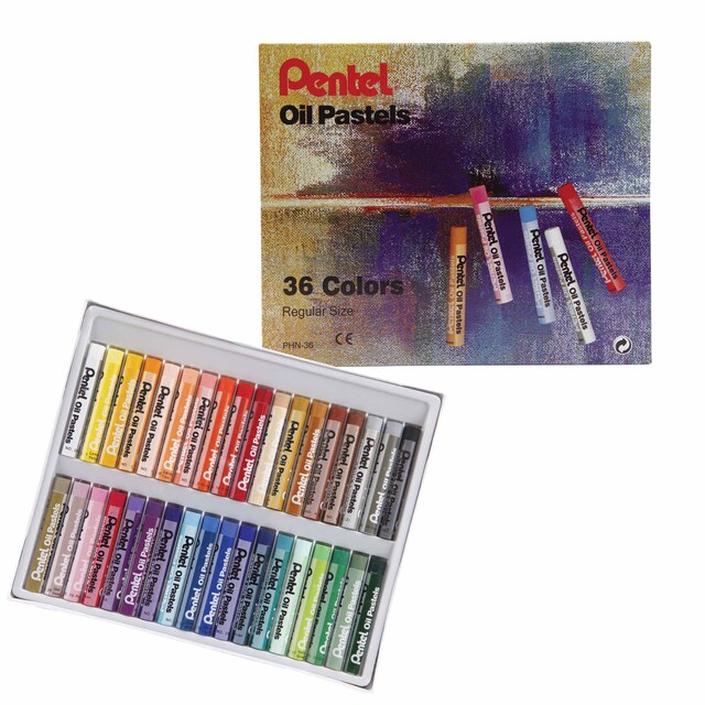 PENTEL OIL Pastels สีชอล์ค ตราเพนเทล 36สี