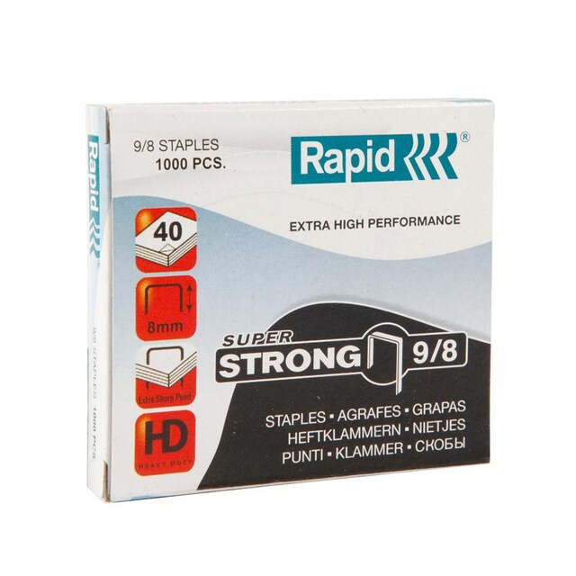 ลวดเย็บ Rapid (กล่อง1000เข็ม) ราปิด 9/8