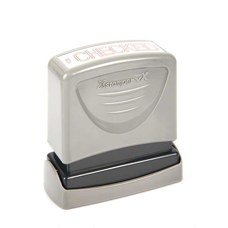 ตรายางหมึกในตัว CHECKED เอ็กซ์สแตมเปอร์ 1038