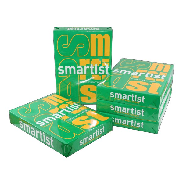 กระดาษถ่ายเอกสาร Smartist (สมาร์ท) A4 70แกรม  (5รีม/1แพ็ค)ราคา 98 บาท/รีม