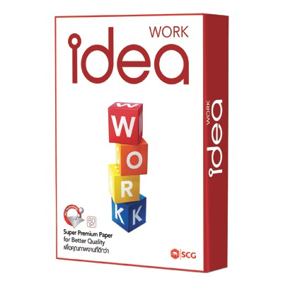 กระดาษถ่ายเอกสาร IDEA WORK A3 80แกรม(500แผ่น/1รีม) ราคา 259 บาท