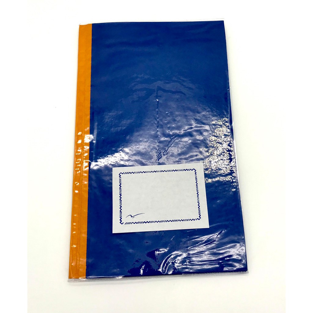สมุดปกน้ำเงิน 2/70 19.5x33ซม. 55แกรม 70แผ่น